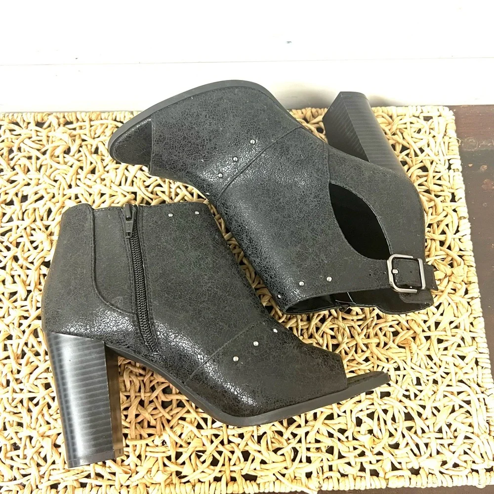 Simply Vera heels open toe size 9 black_6